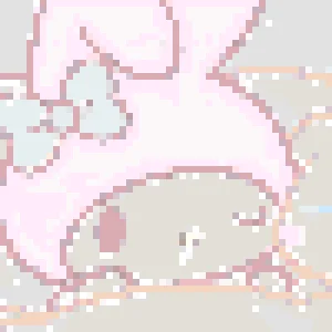 My Melody Bügelperlen-Muster (Kostenlos Druckbar)