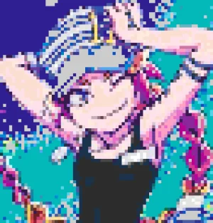 Nanbaka Uno Fuse Bead Pattern (Free Printable)