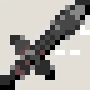 Netherite Sword Patrón de Cuentas de Fusión (Imprimible Gratis)