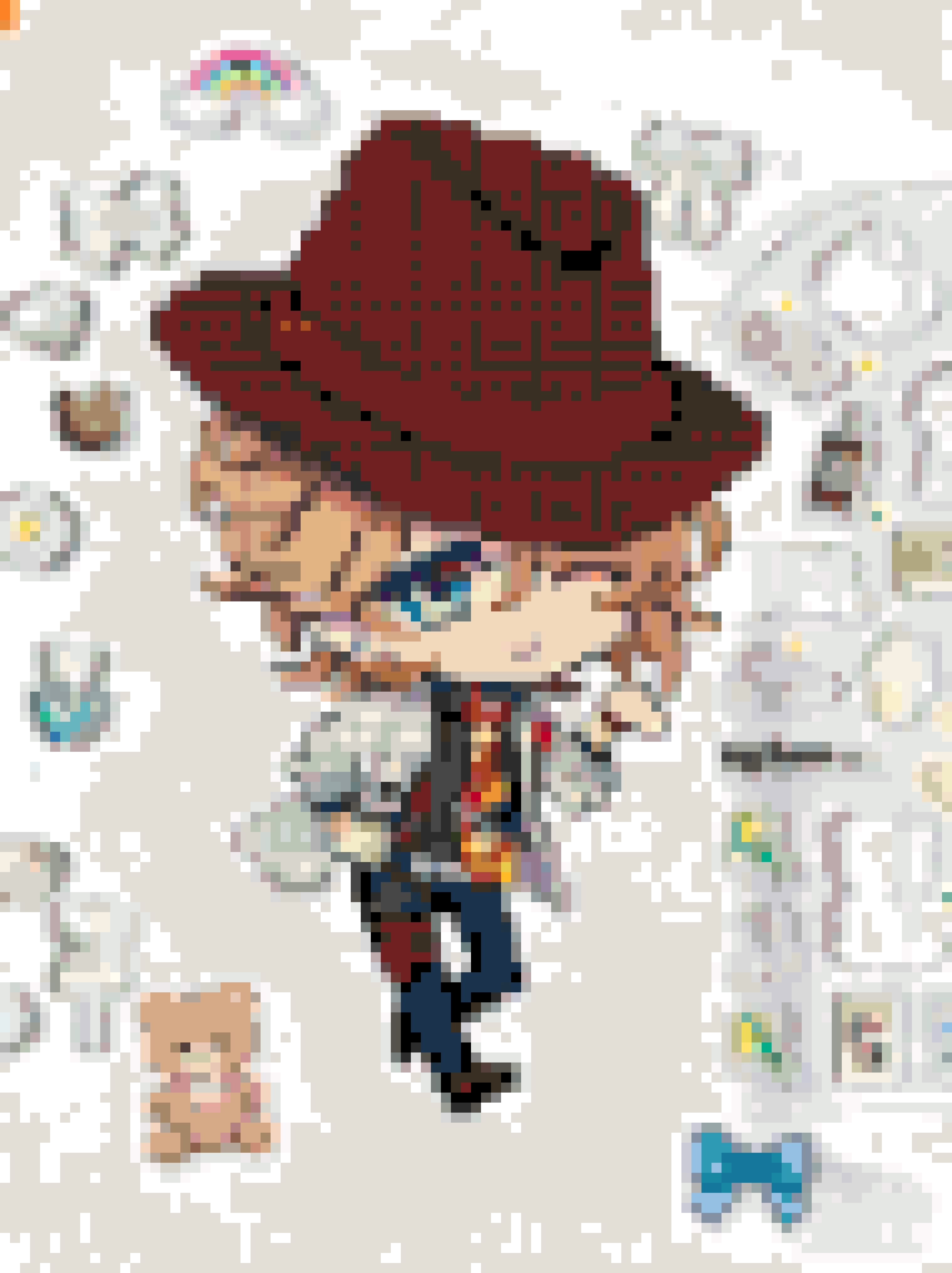 Nicholas fuse bead pattern