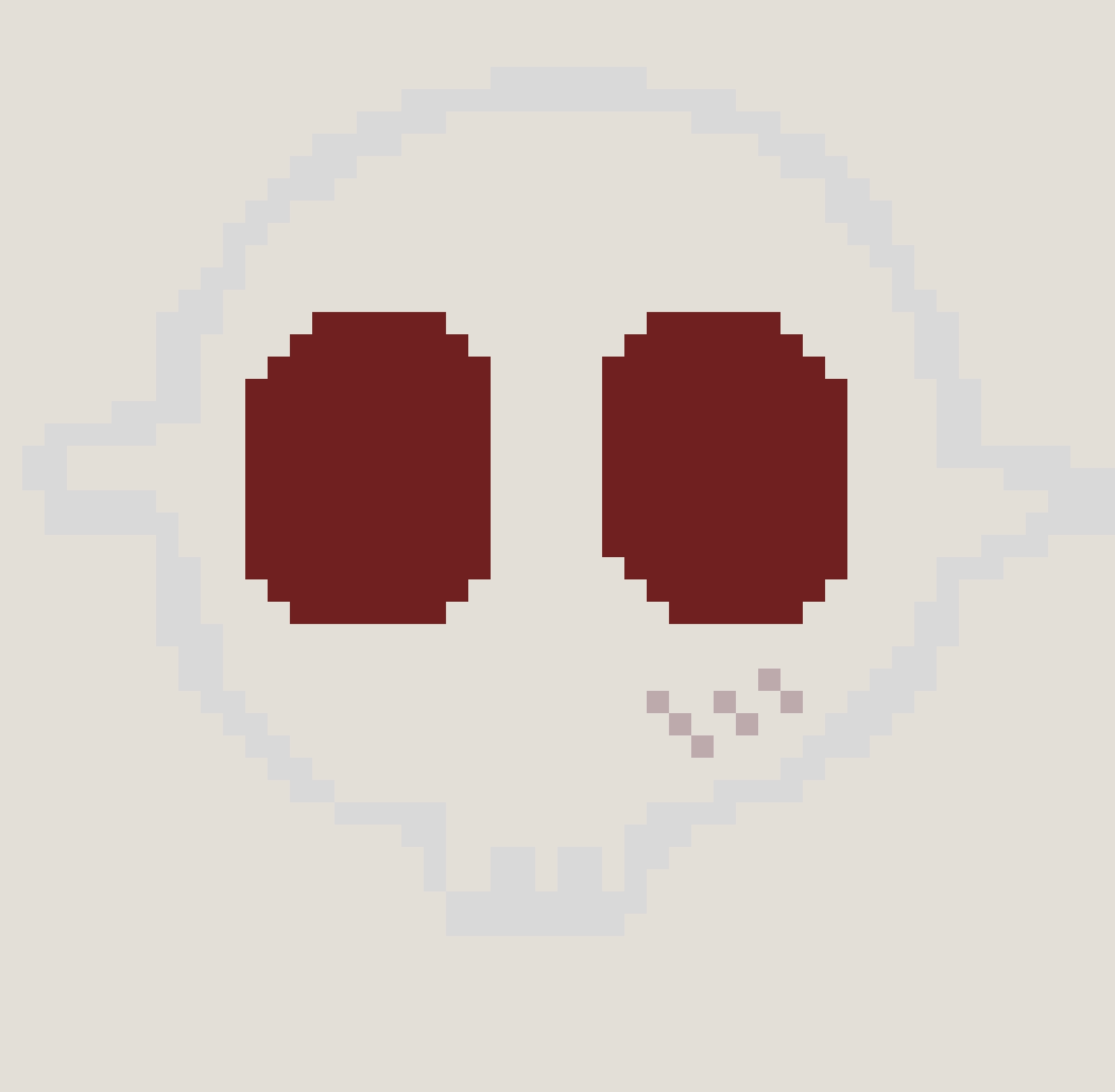 Ningning Ghost fuse bead pattern - printable chart with bead counts