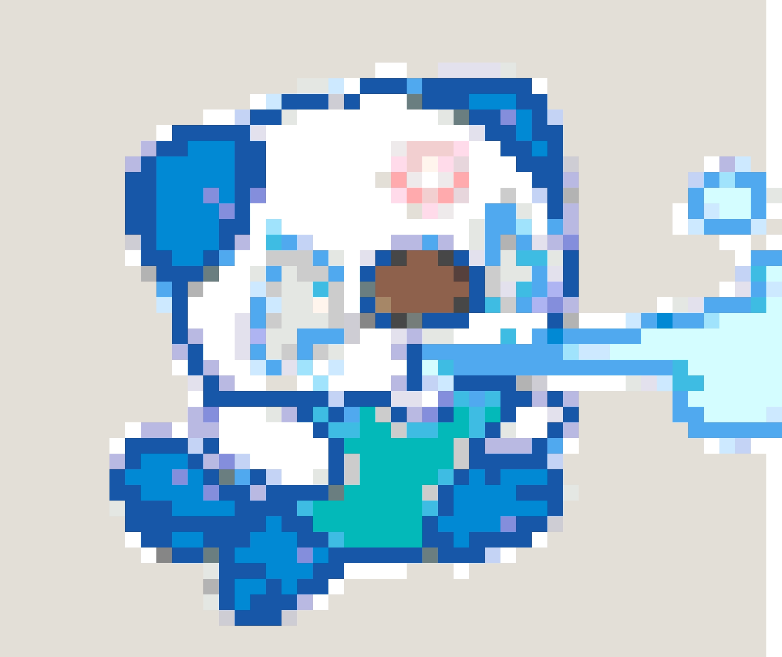 Oshawott fuse bead pattern