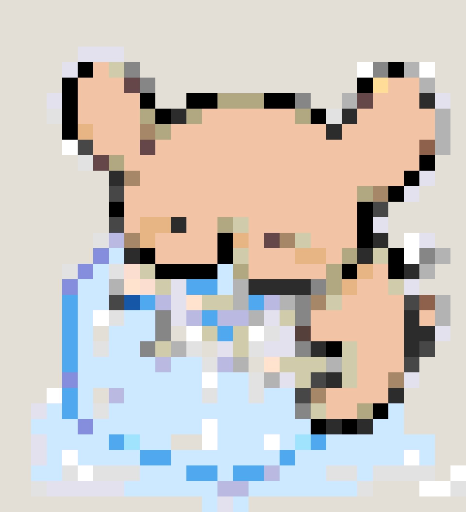 Outline Puppy 6 fuse bead pattern