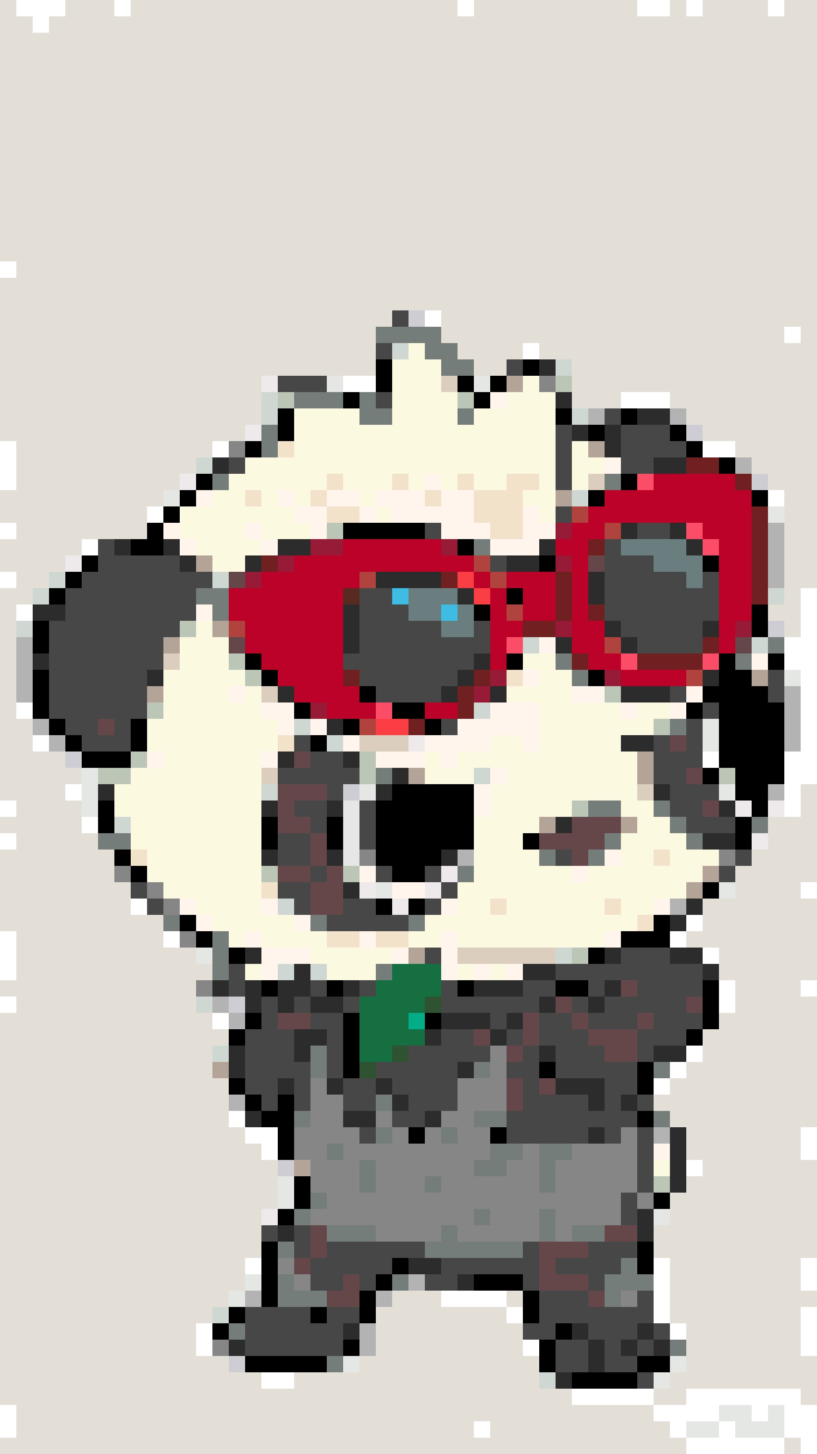 Pancham fuse bead pattern