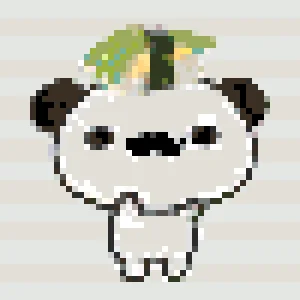 Panda Bügelperlen-Muster (Kostenlos Druckbar)