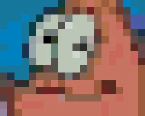 Patrick Star 3 Patrón de Cuentas de Fusión (Imprimible Gratis)