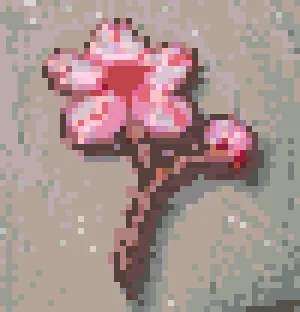 Peach Blossom Motif de Perles à Repasser (Imprimable Gratuit)