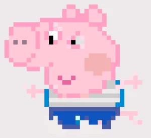 Peppa Pig Bead Art Motif de Perles à Repasser (Imprimable Gratuit)