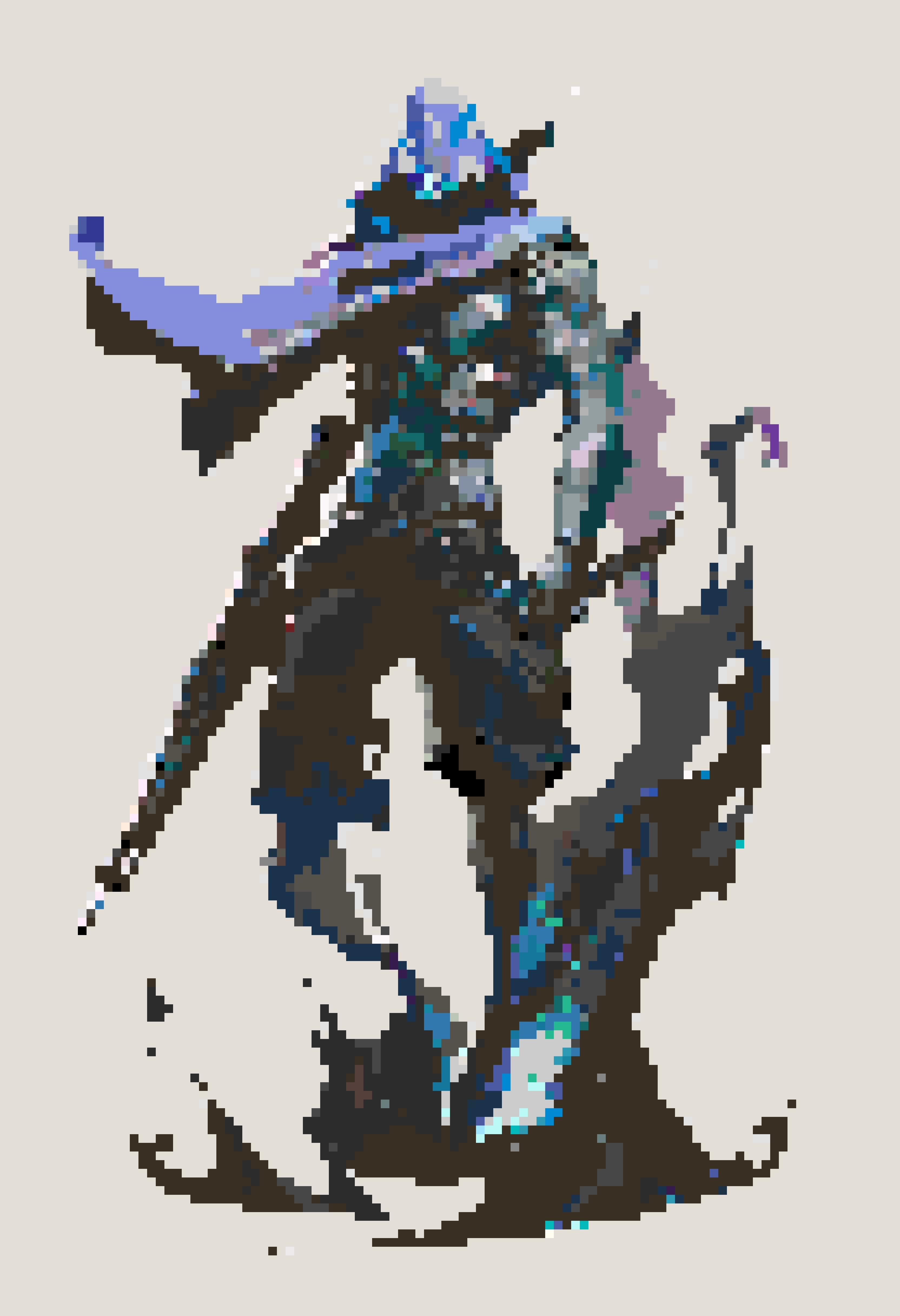 Phantom fuse bead pattern
