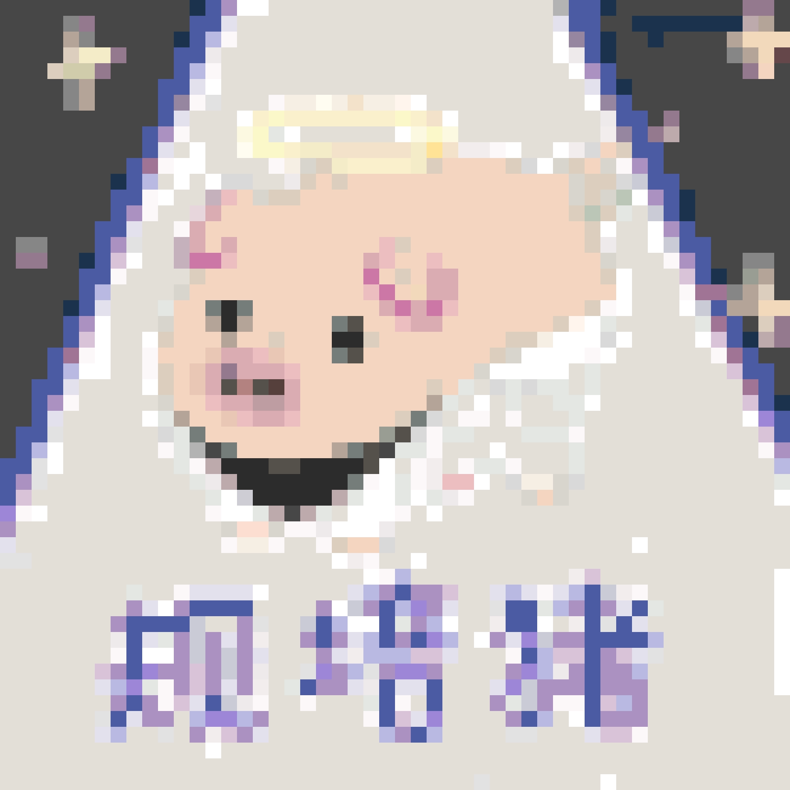 Pig 2 fuse bead pattern