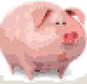 Pig Схема Термомозаики (Бесплатная Печать)