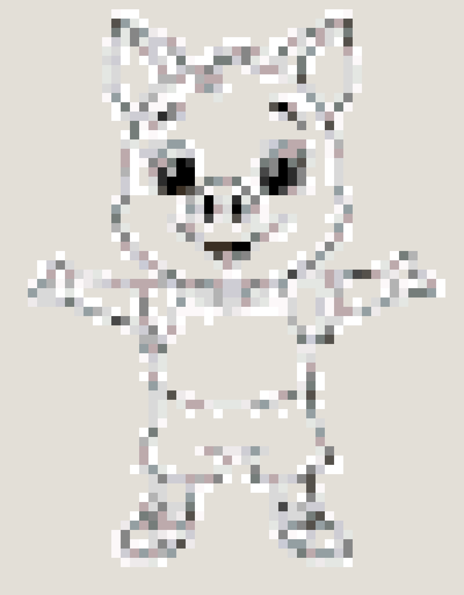 Piggy 2 fuse bead pattern