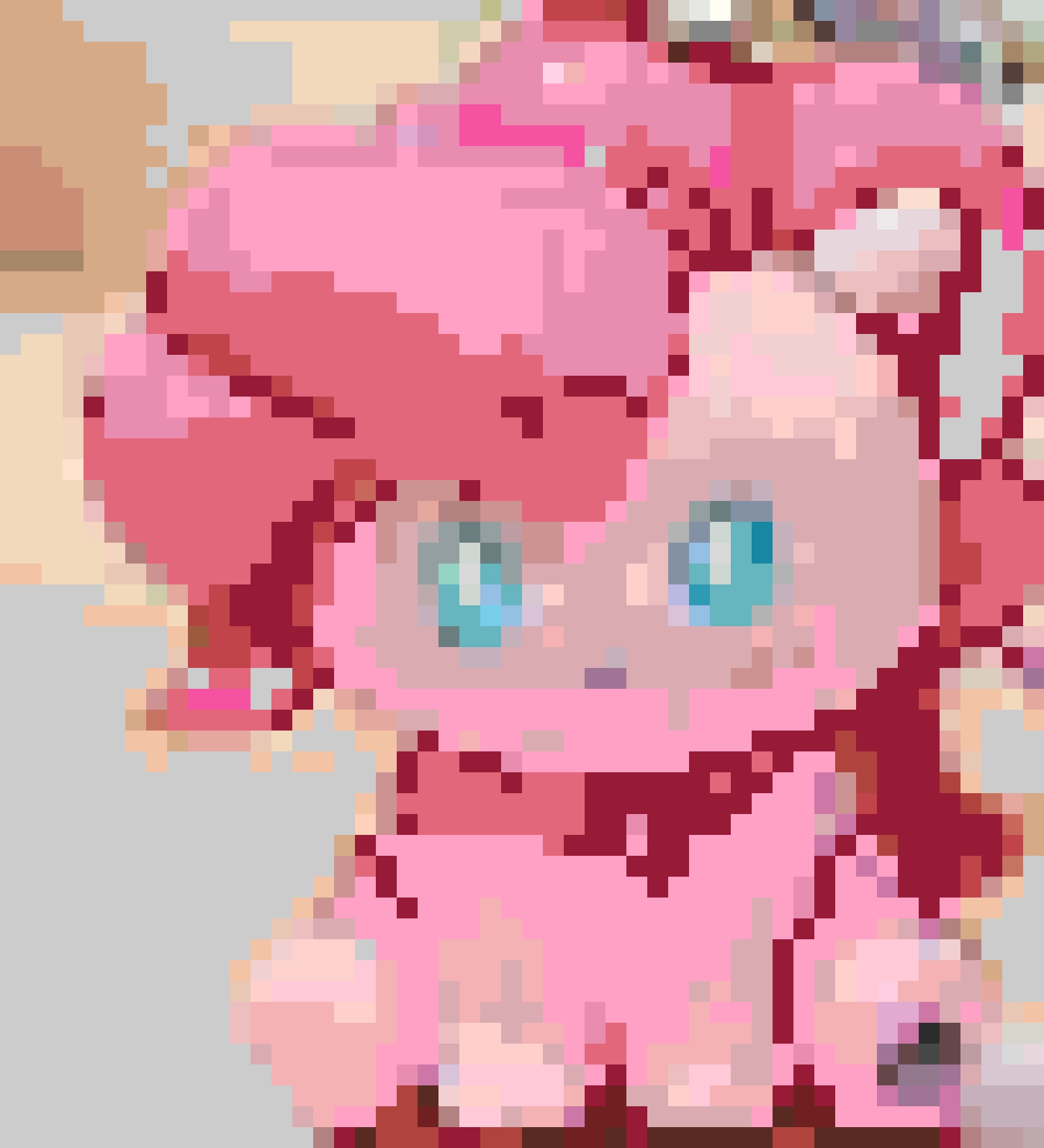 Pinkie Pie 3 fuse bead pattern