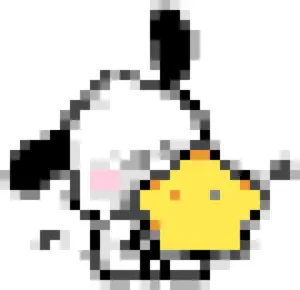 Pochacco نمط خرز دمج (طباعة مجانية)