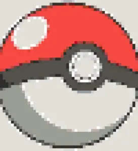 Poké Ball Схема Термомозаики (Бесплатная Печать)