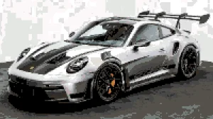 Porsche 911 GT3 RS 퓨즈 비즈 도안 (무료 인쇄)