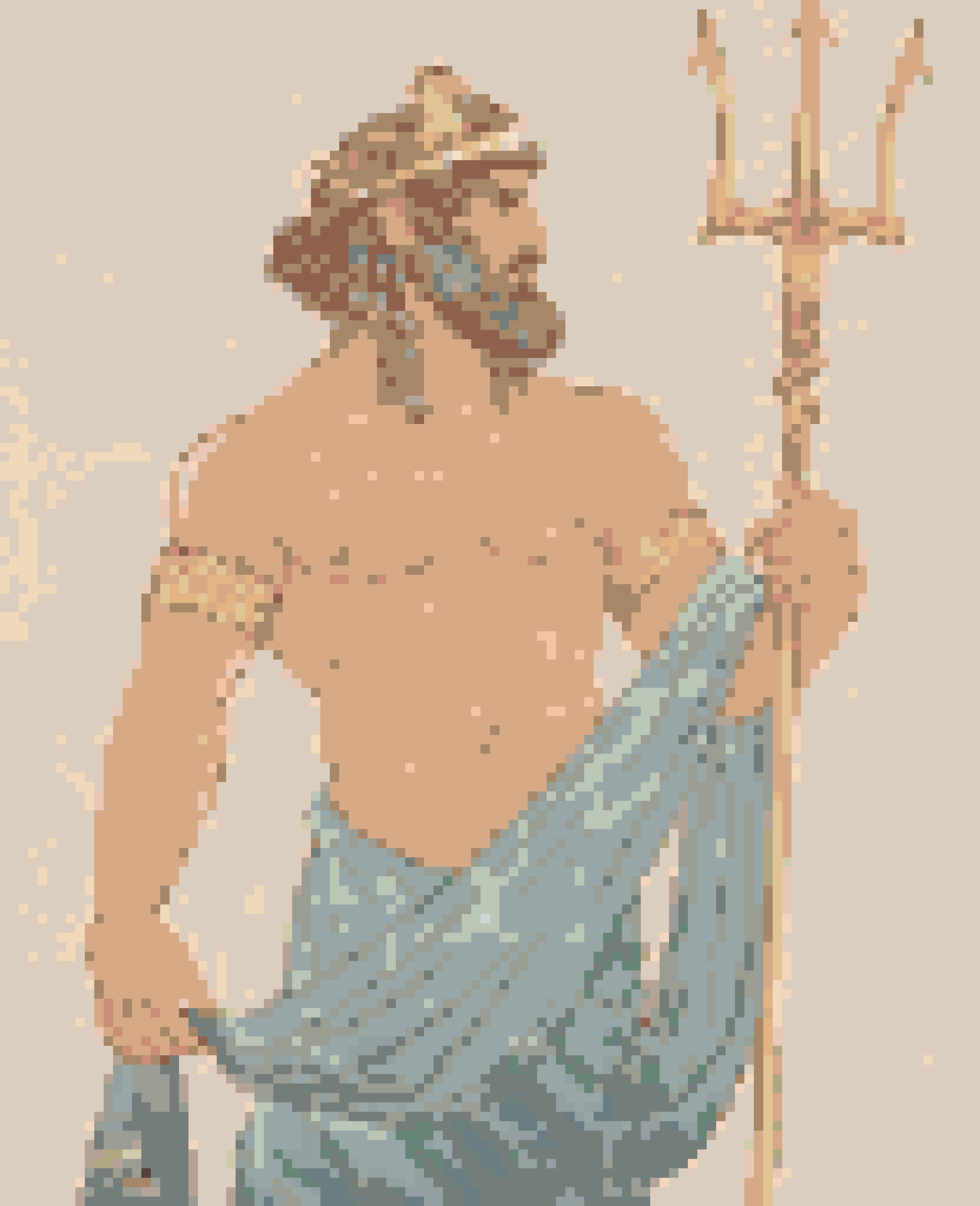 Poseidon fuse bead pattern