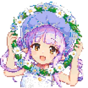 Princess Connect Kyouka Fuse Bead Pattern (Free Printable)