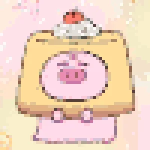Pudding Pig 퓨즈 비즈 도안 (무료 인쇄)