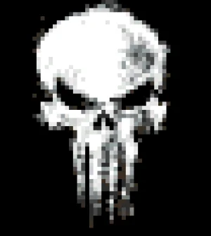 Punisher Logo Fuse Bead Pattern (Free Printable)
