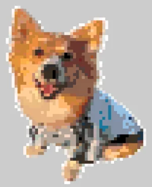 Puppy 4 نمط خرز دمج (طباعة مجانية)