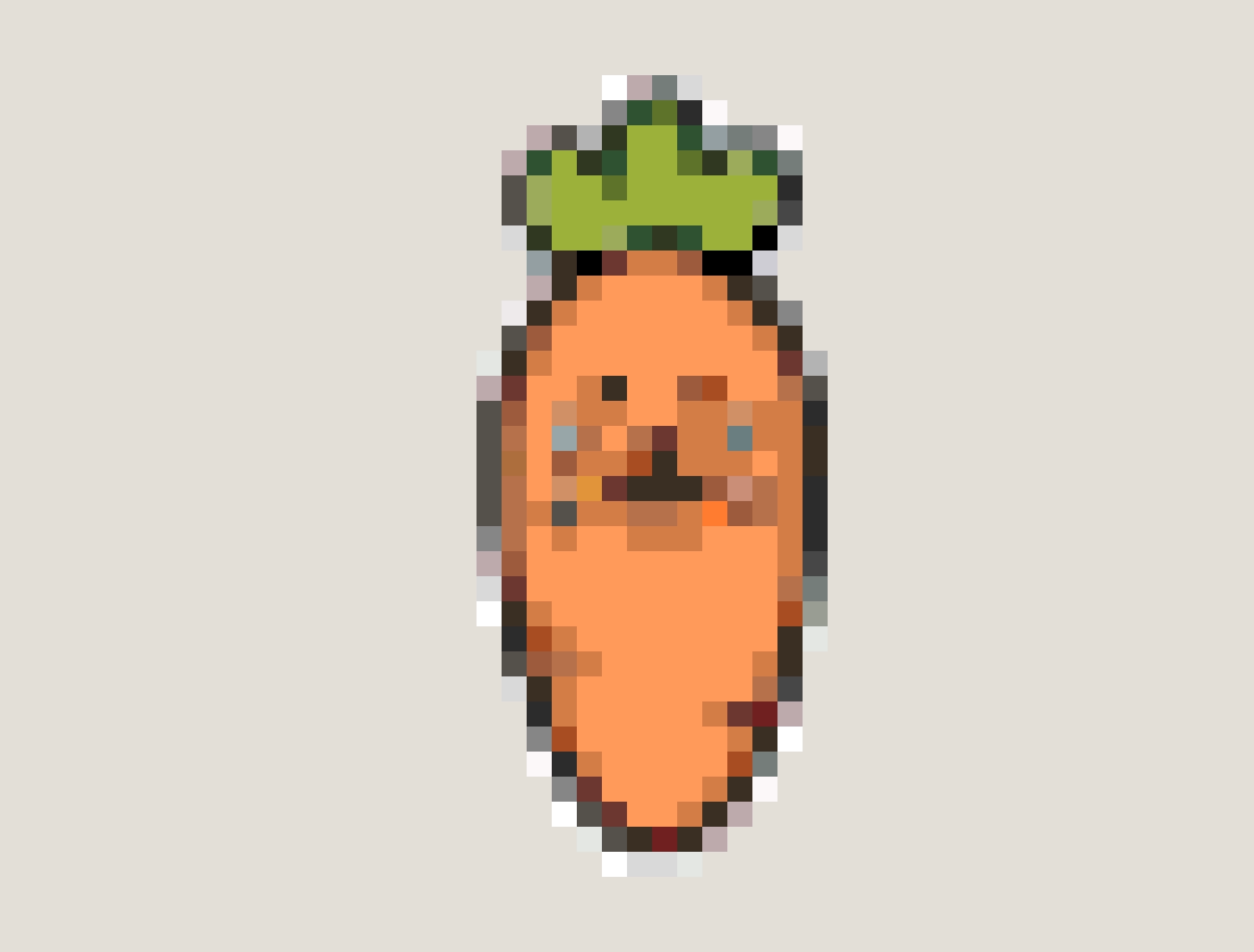 Radish fuse bead pattern