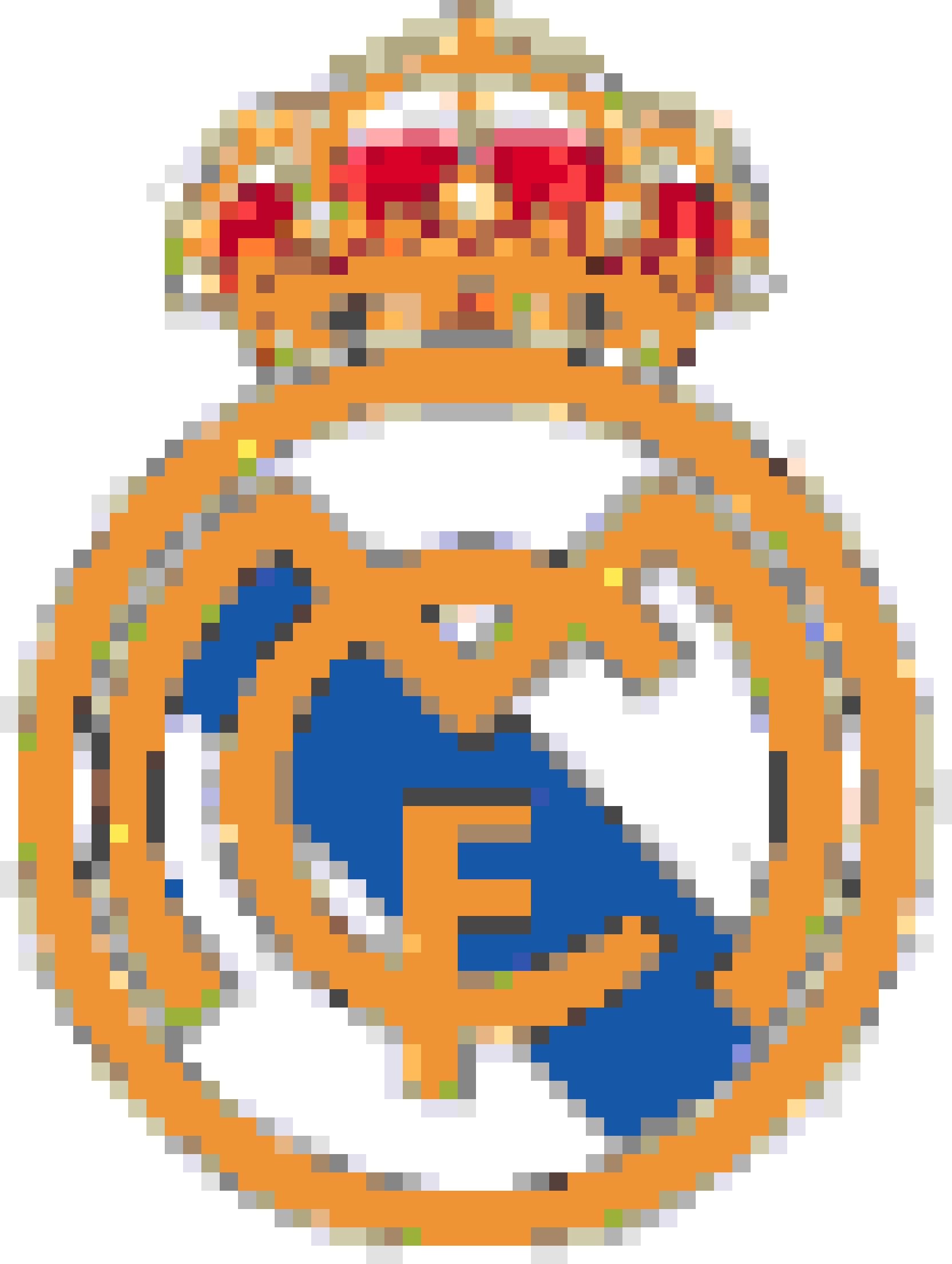 Real Madrid Match fuse bead pattern
