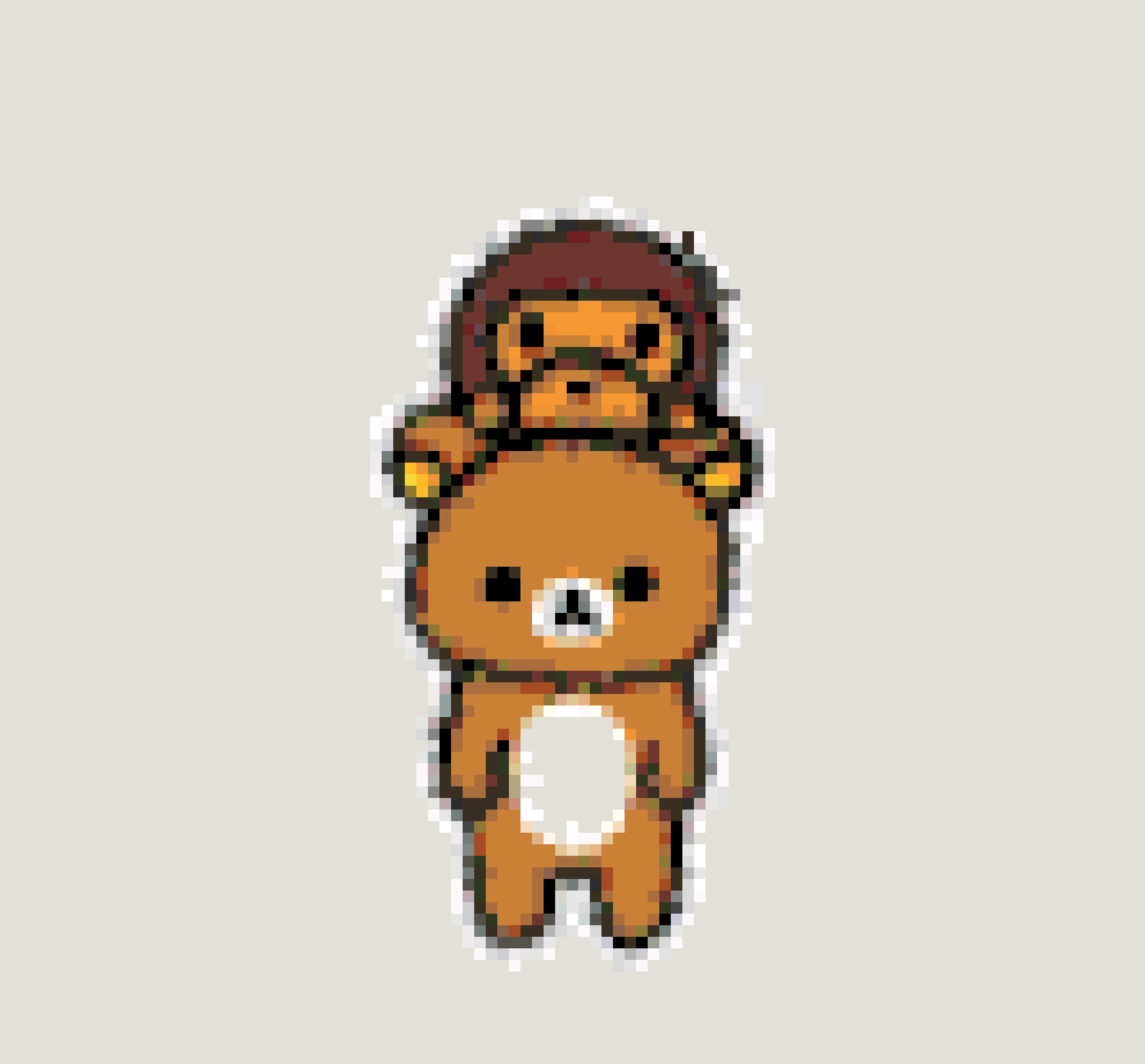 Rilakkuma fuse bead pattern