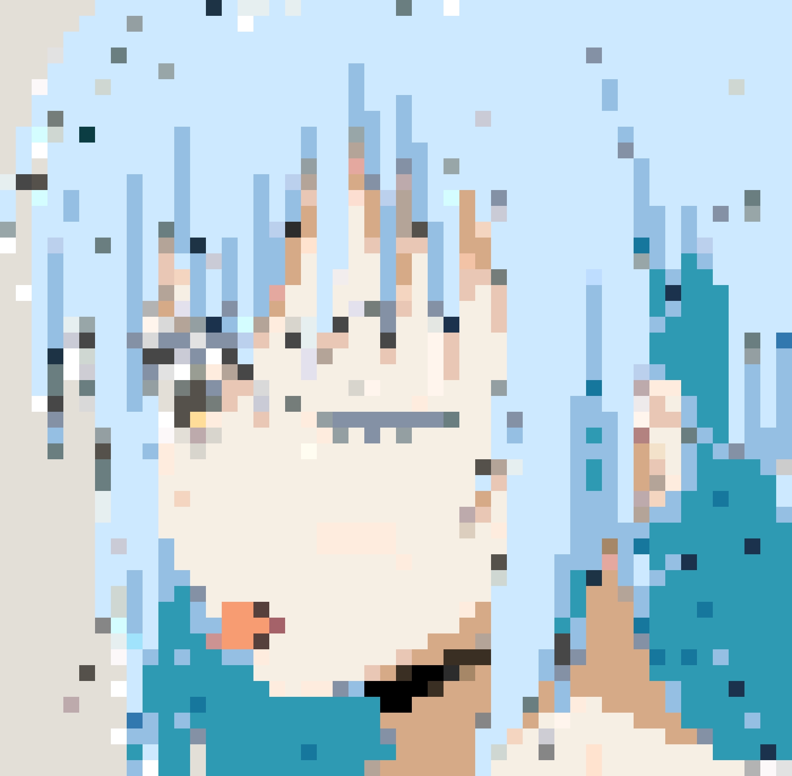 Rimuru fuse bead pattern
