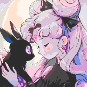 Sailor Moon Схема Термомозаики (Бесплатная Печать)