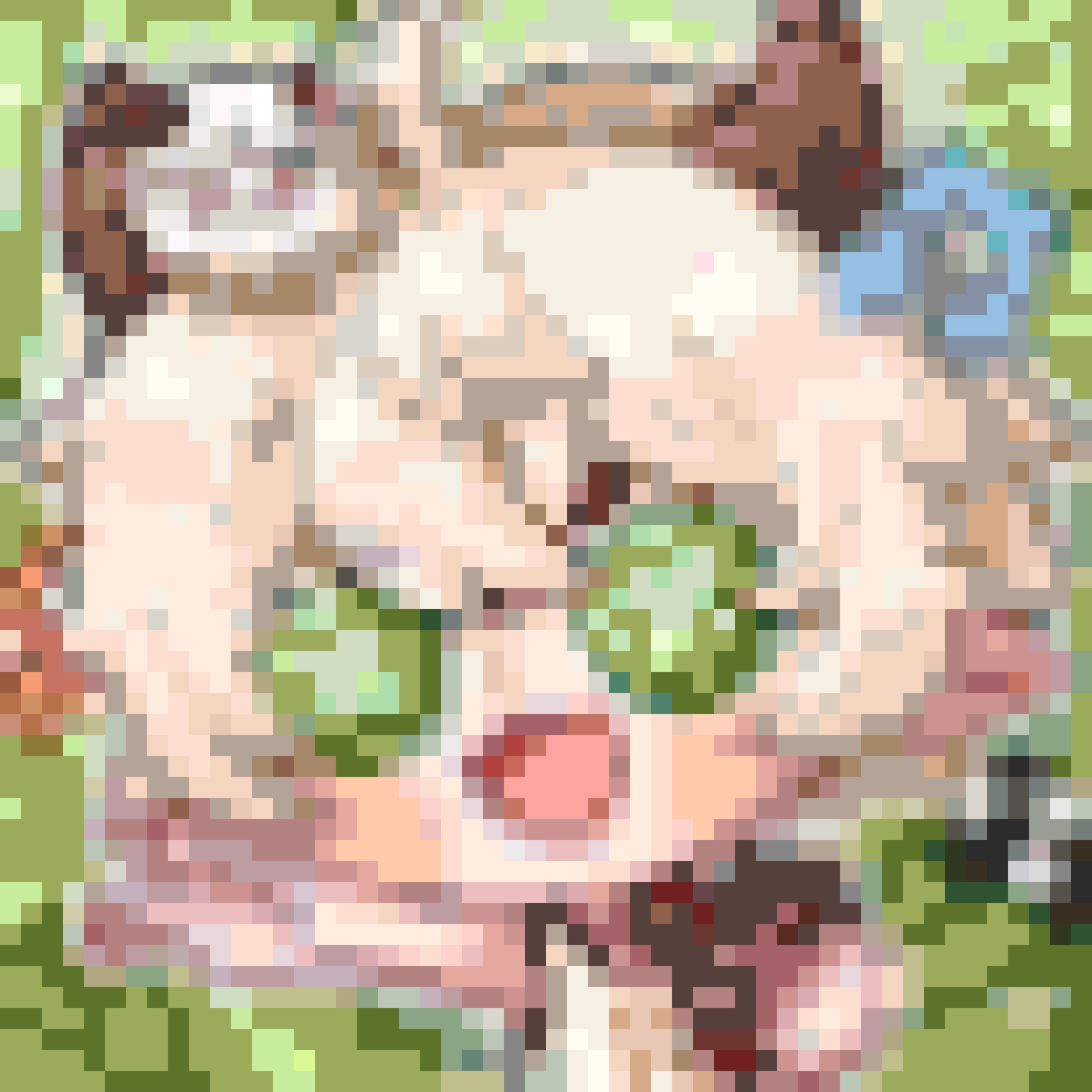 Sheep Bead Art fuse bead pattern