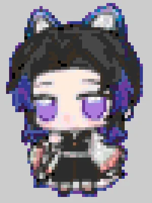 Shinobu Kocho Patrón de Cuentas de Fusión (Imprimible Gratis)