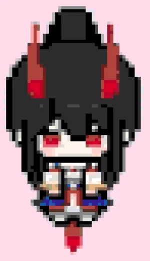 Shiranui 2 Fuse Bead Pattern (Free Printable)