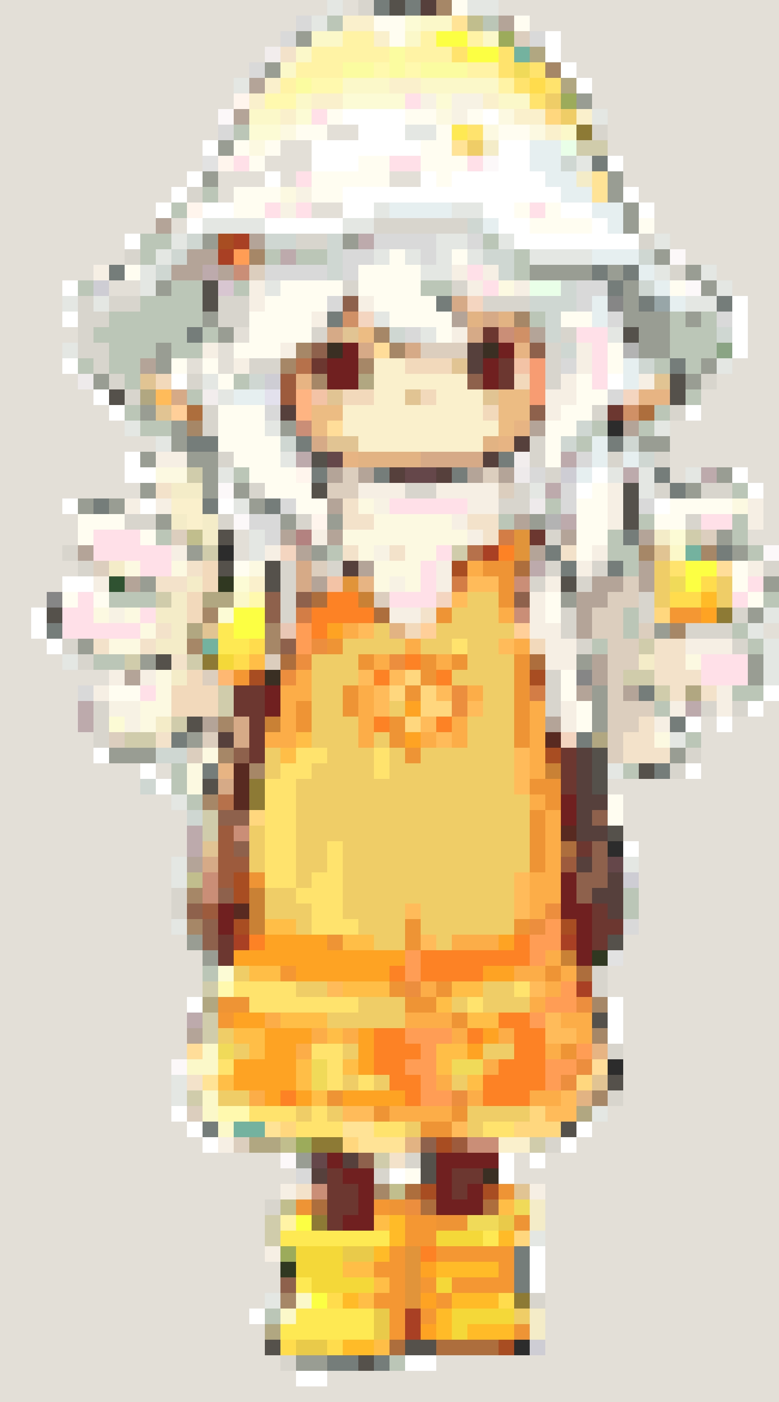 Sky fuse bead pattern