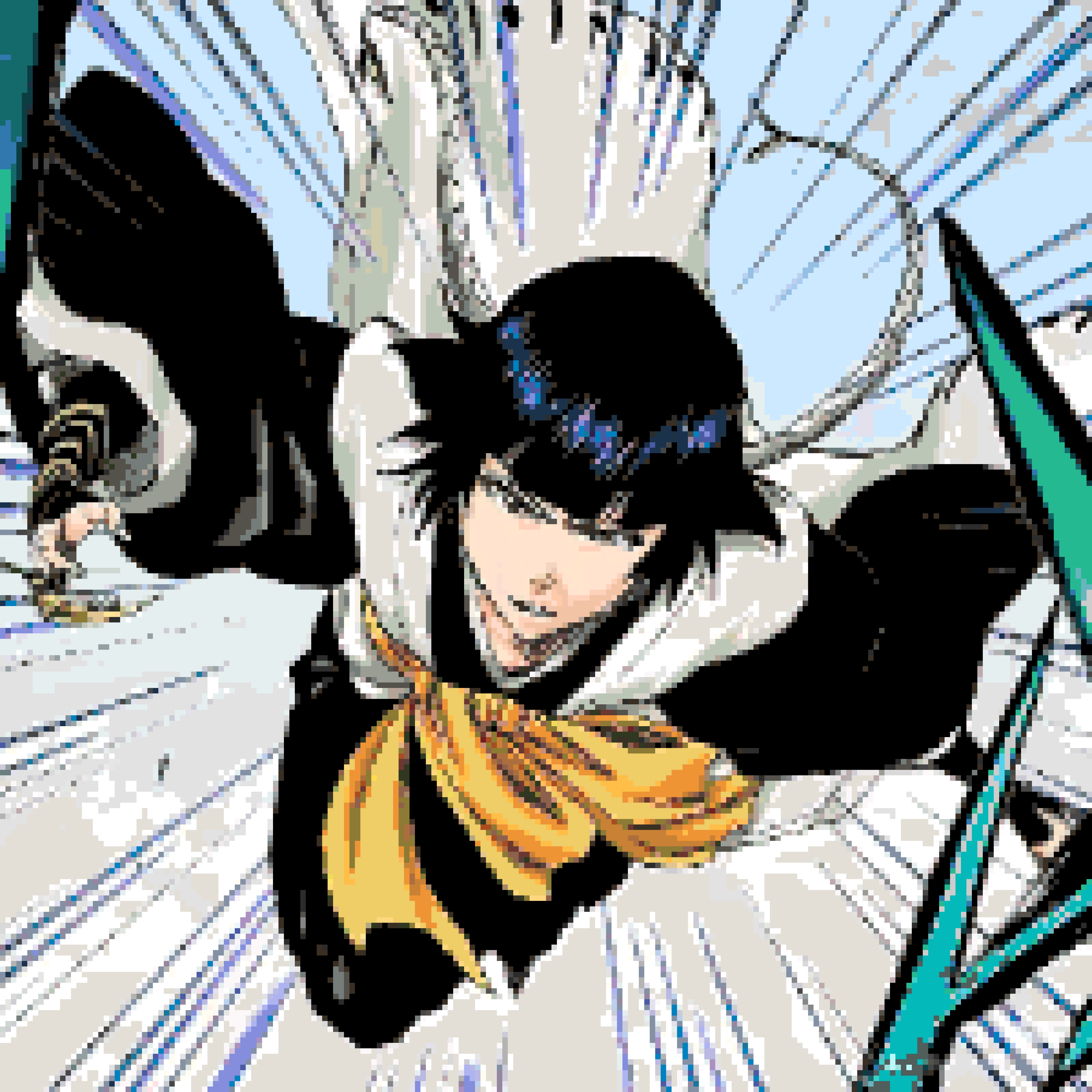 Soi Fon fuse bead pattern