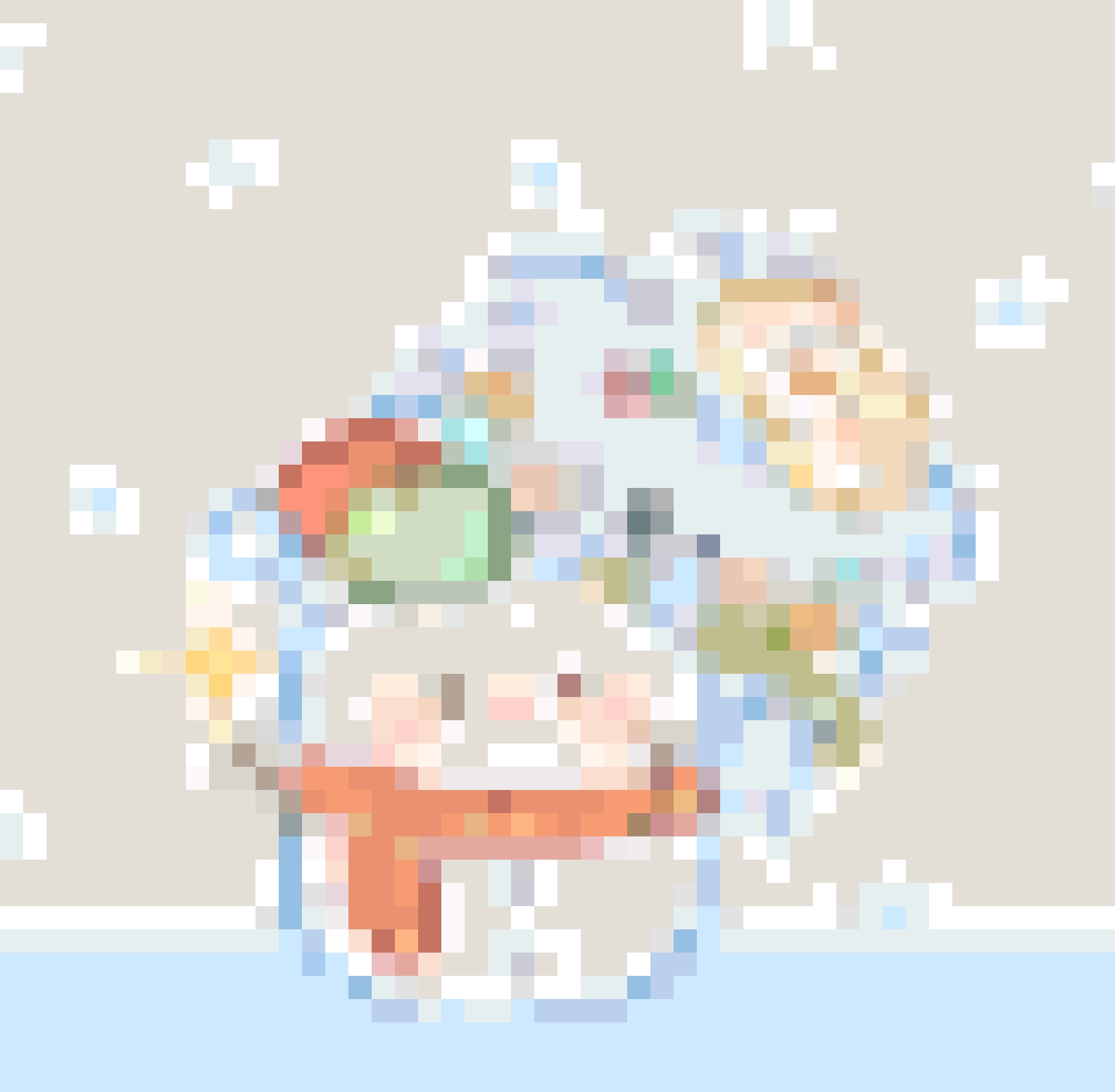 Soy Milk fuse bead pattern