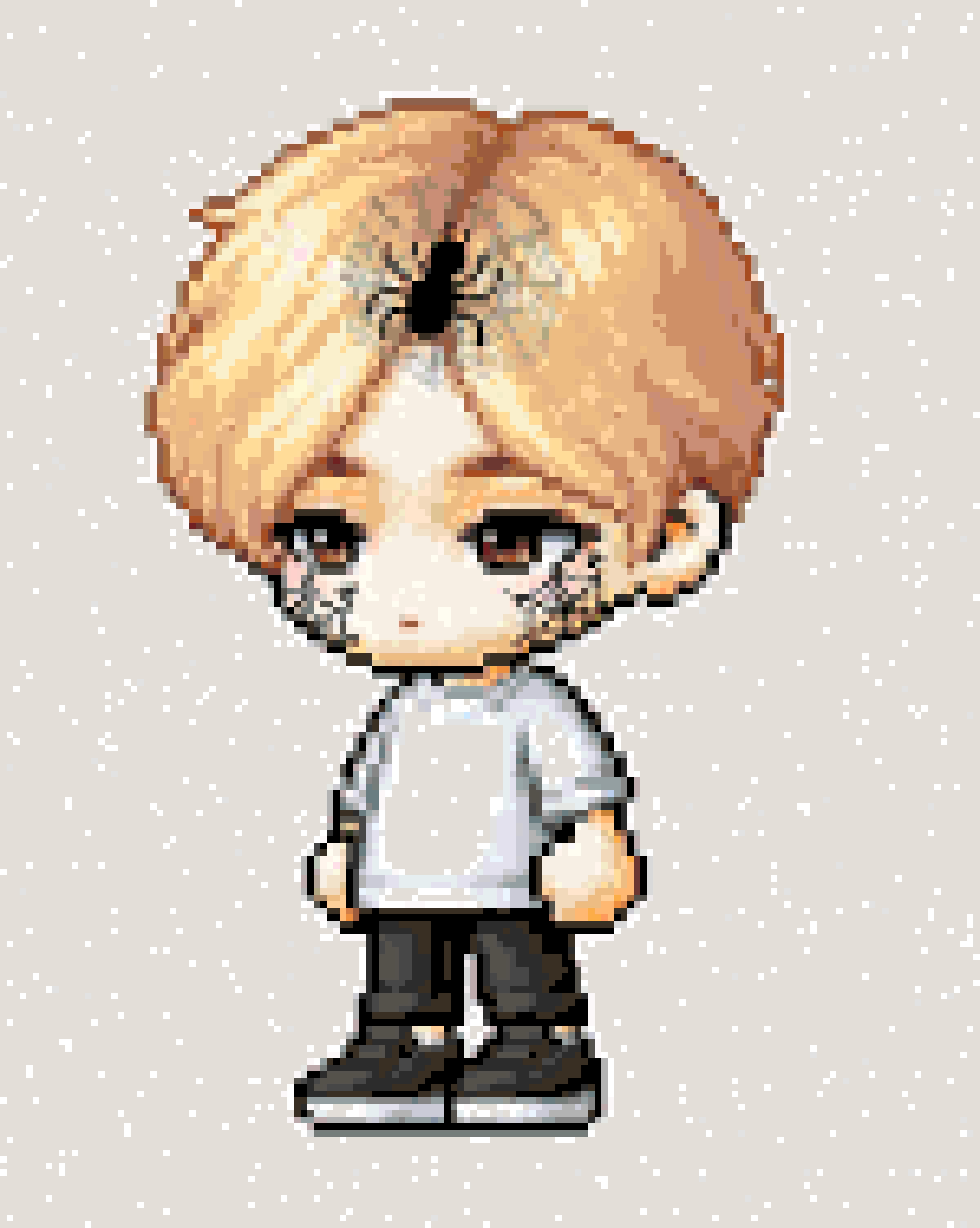 Spider Boy fuse bead pattern