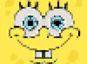 SpongeBob نمط خرز دمج (طباعة مجانية)