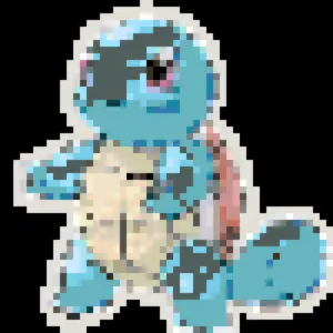 Squirtle Patrón de Cuentas de Fusión (Imprimible Gratis)