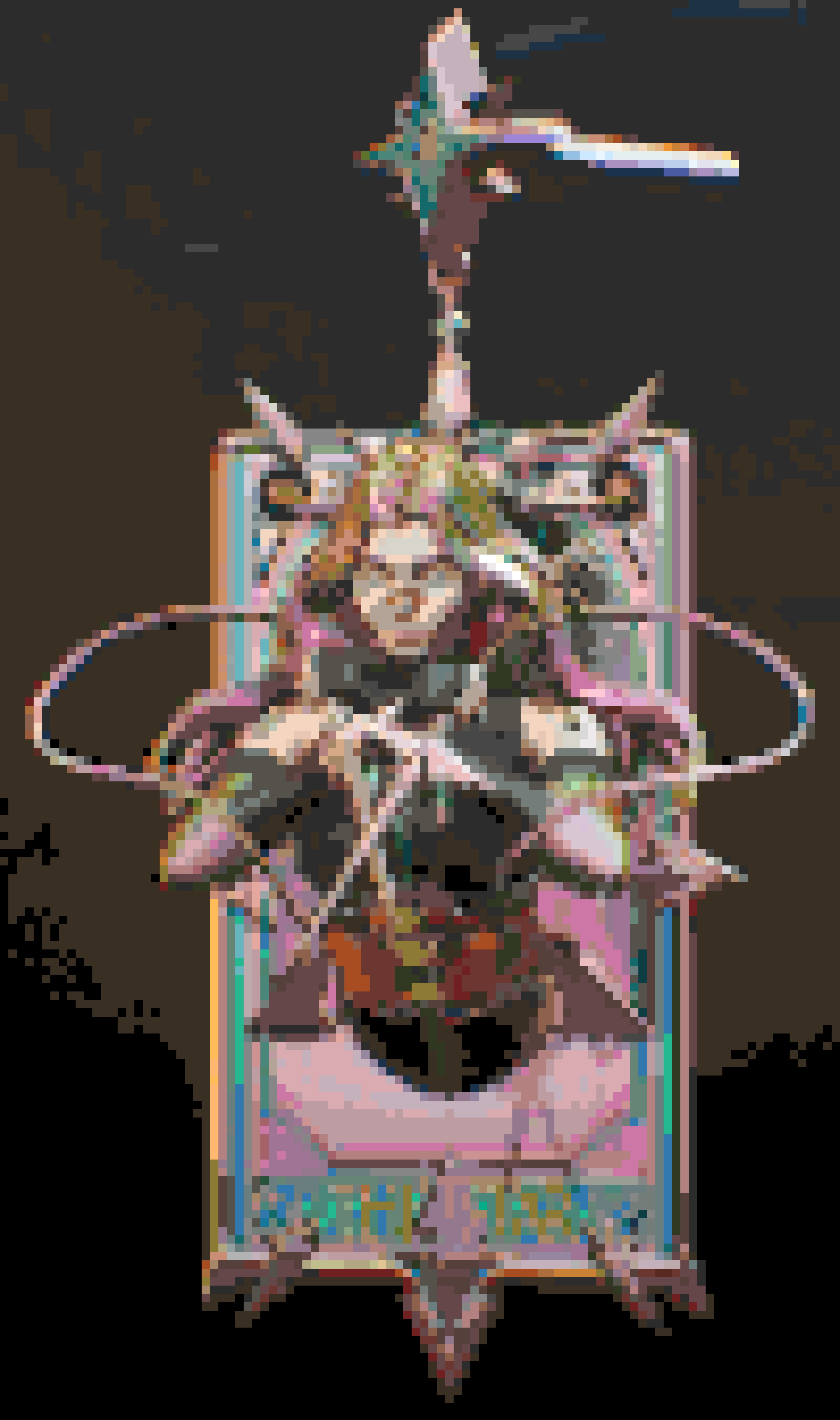 Star fuse bead pattern