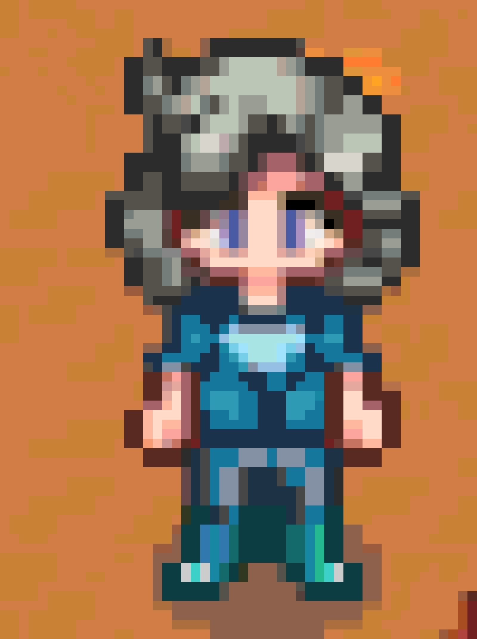 Stardew Valley Character fuse bead pattern