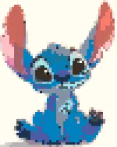 Stitch Patrón de Cuentas de Fusión (Imprimible Gratis)