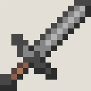 Stone Sword Motif de Perles à Repasser (Imprimable Gratuit)