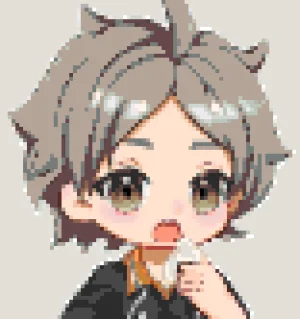 Sugawara Koushi 2 Bügelperlen-Muster (Kostenlos Druckbar)