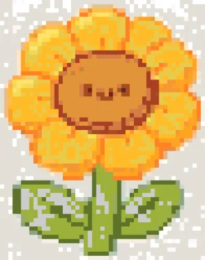 Sunflower نمط خرز دمج (طباعة مجانية)