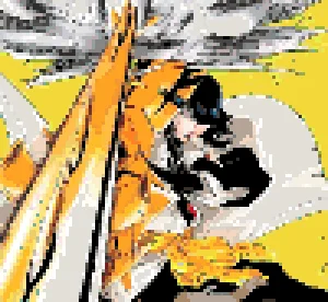Suzumebachi アイロンビーズ図案（無料プリント）
