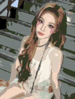 SYQ Bead Pattern 7 アイロンビーズ図案（無料プリント）