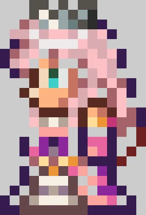Terraria Princess Bügelperlen-Muster (Kostenlos Druckbar)