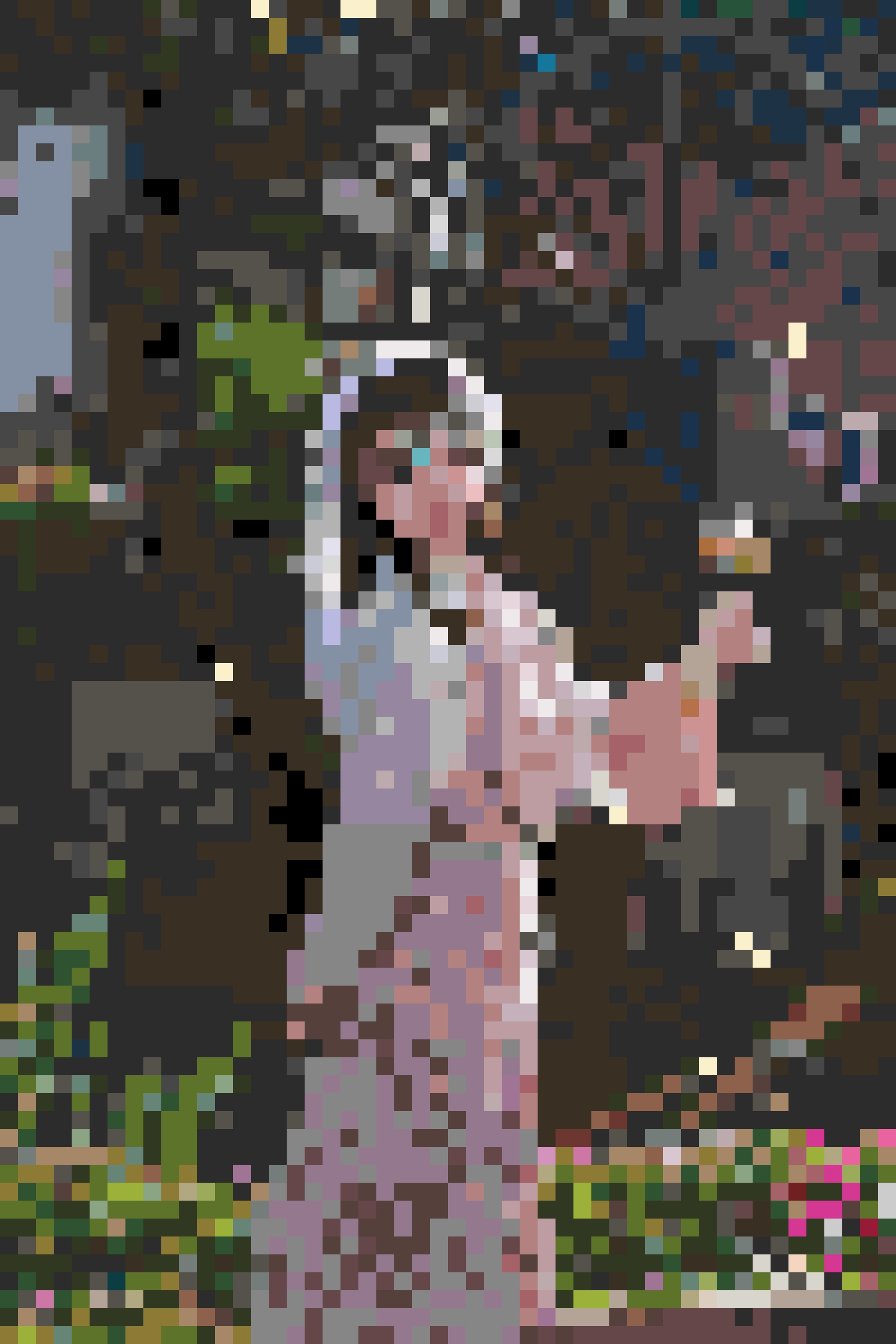 Tibetan Costume fuse bead pattern