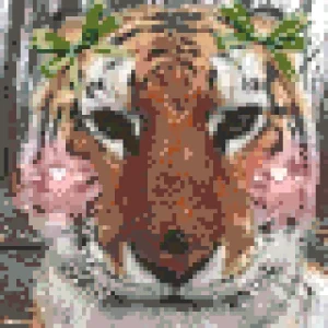 Tiger 3 نمط خرز دمج (طباعة مجانية)